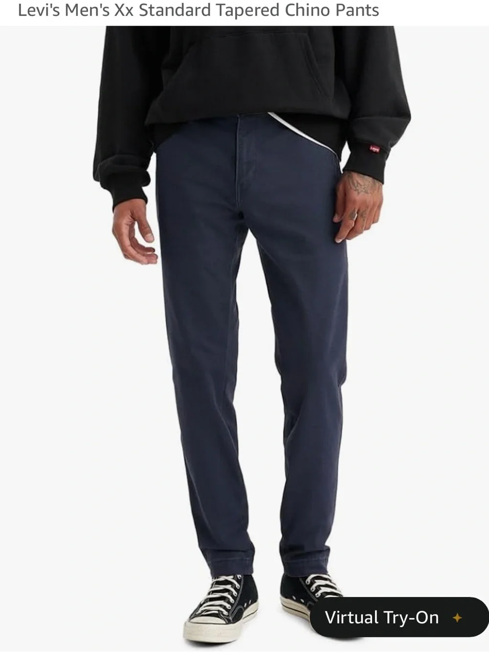 Levi's NWT Men's Xx Standard Tapered Chino Pants Size: 34x32 #Lux-C